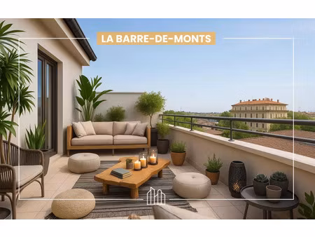 vente appartement neuf 3 pièces 59m2 la barre-de-monts - 214000 € - surface privée
