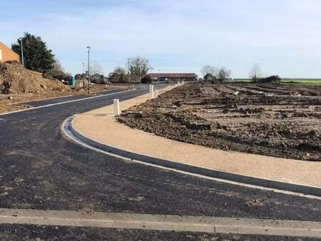 terrain constructible viabilisé à vendre