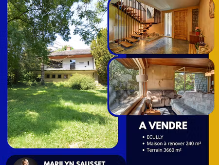 vente maison 6 pièces 240 m² à ecully (69130)  780 000 €