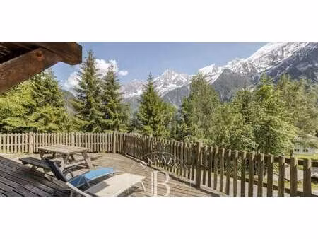 chalet avec vue panoramique et terrasse les houches (74)