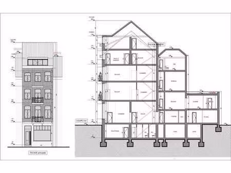 immeuble néo-classique à rénover potentiel ±456 m² hab.