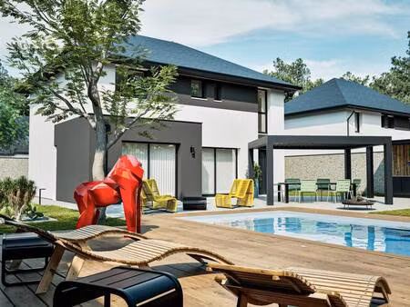 terrain avec maison neuve à vendre