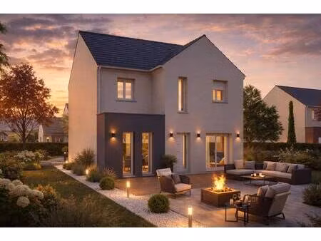 terrain avec maison neuve à vendre