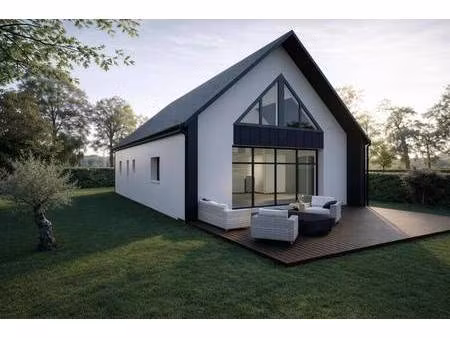 terrain avec maison neuve à vendre
