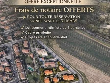 terrain constructible viabilisé à vendre