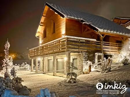 chalet d'exception avec piscine intérieure