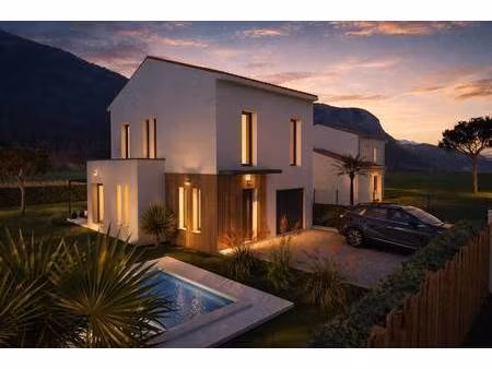 terrain avec maison neuve à vendre