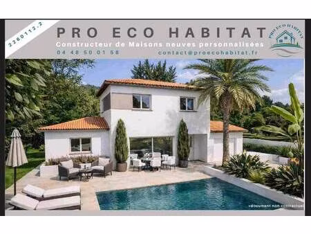 terrain avec maison neuve à vendre