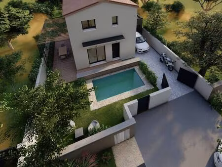 terrain avec maison neuve à vendre