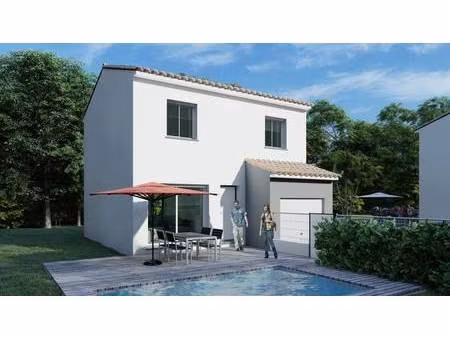 terrain avec maison neuve à vendre