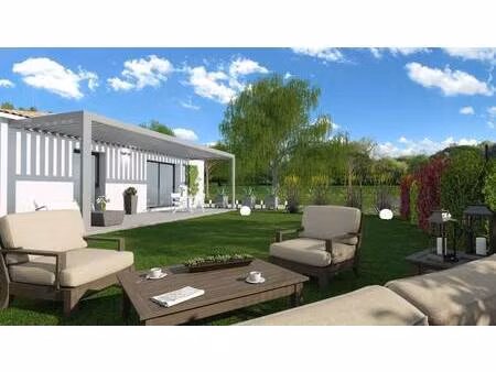 terrain avec maison neuve à vendre