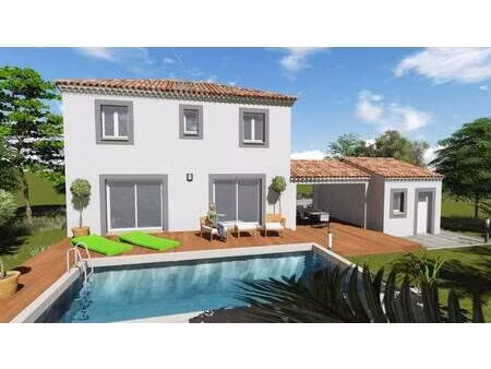 terrain avec maison neuve à vendre