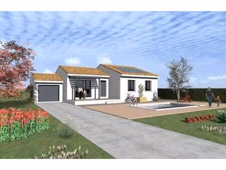 terrain avec maison neuve à vendre