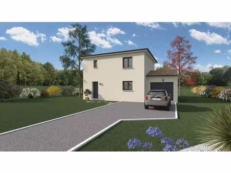 terrain avec maison neuve à vendre