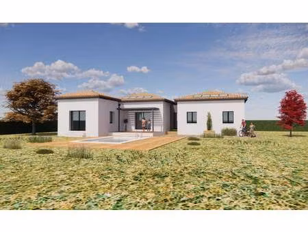 terrain avec maison neuve à vendre