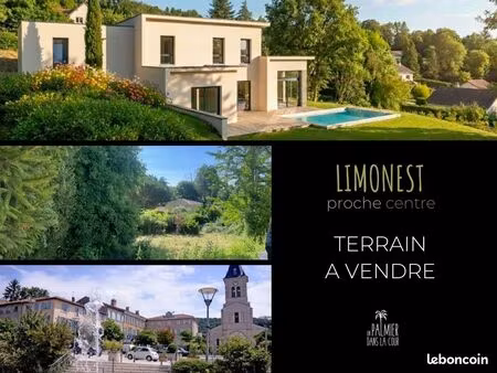 beau terrain limonest – environnement résidentiel et confidentiel  proche du centre avec o