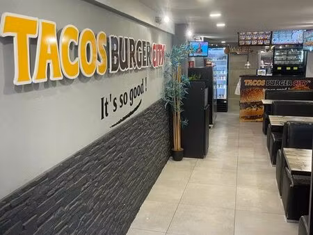 fond de commerce 150m restauration rapide