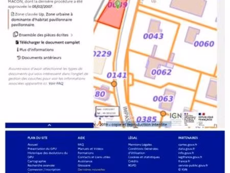 terrain sennecé les mâcon 510m2