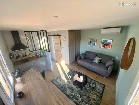 studio avec terrasse proche mer bail mobilite