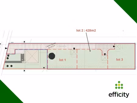 vente terrain 428 m² à saujon (17600)  70 000 €