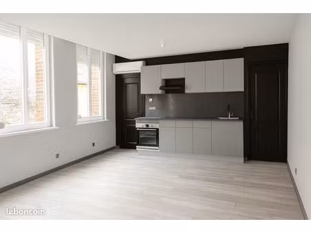 t2 rénové – 41 m² – rez-de-chaussée – centre-ville (rue saint-georges  cambrai)