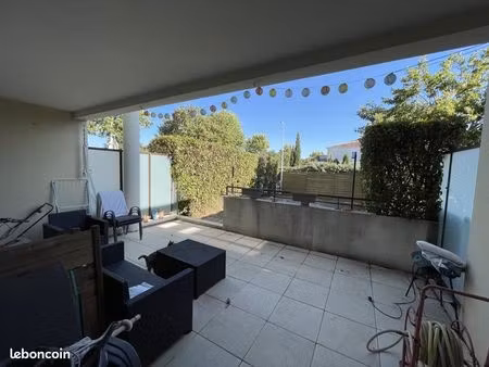 appartement t2-rdc jardin - bel-air