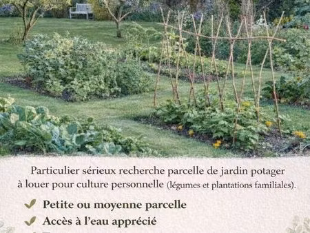 recherche location potager