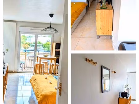 studio meublé avec balcon & parking