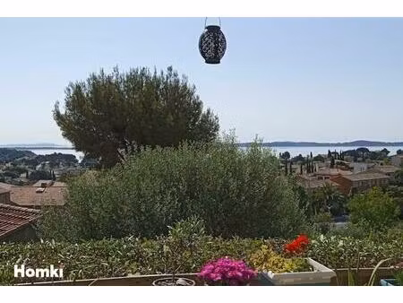 à vendre – studio avec grande terrasse & vue mer – carqueiranne