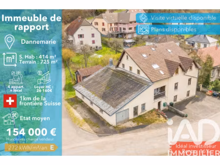 vente immeuble 414 m²