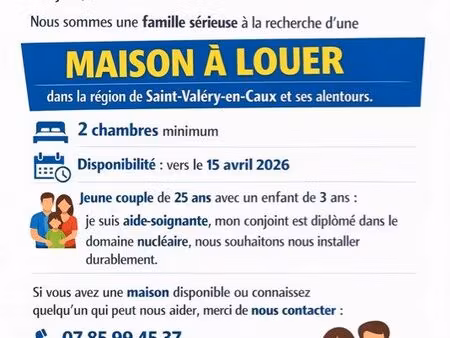 recherche maison à louer