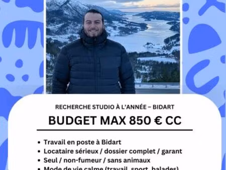 recherche logement à l’année – bidart (studio / t1 / t2)