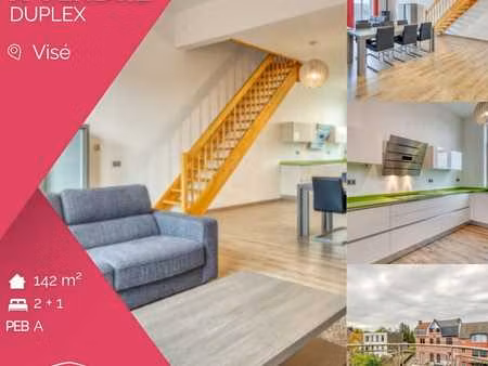 superbe duplex 142 m² sur les hauteurs - peb : a