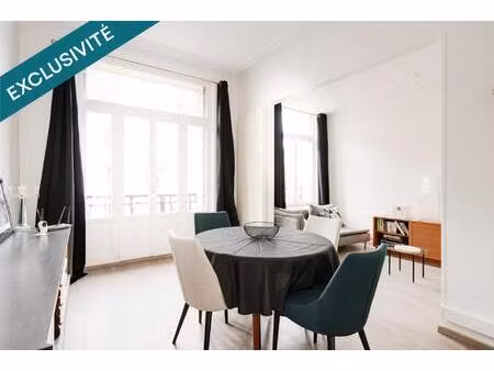 magnifique appartement de 90m2 environ dans un immeuble bourgeois - 2 chambres - quartier 