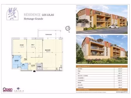 en vente appartement 72 86 m² – 300 000 € |hettange-grande