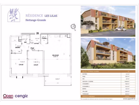 en vente appartement 75 09 m² – 320 000 € |hettange-grande