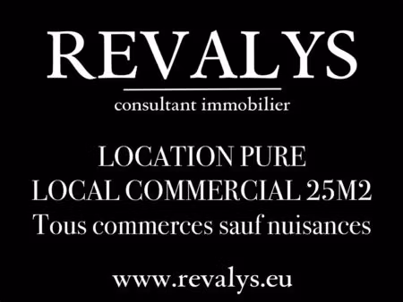 location commerce 25 m² à nice (06100)