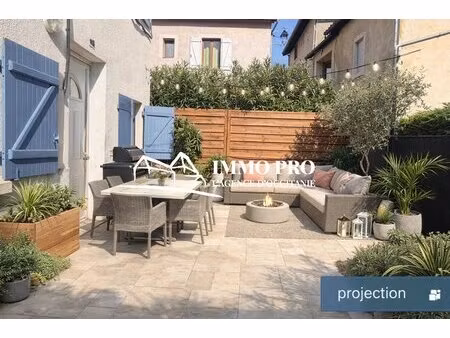 investissement locatif - maison de ville avec cour