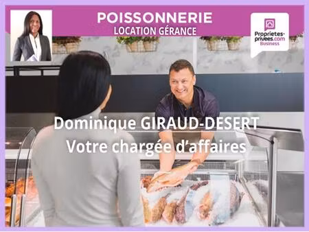 75016 paris - exclusivité - location gérance poissonnerie avec terrasse