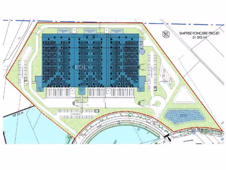 a louer - plateforme logistique - 18 800 m² à montbartier (92)