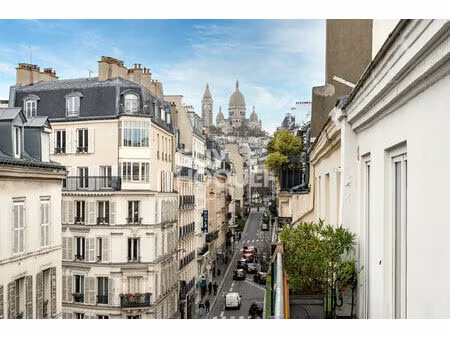 bel appartement en duplex avec balcon - vue sacré coeur et tour eiffel - 128 m2- nouvelle 