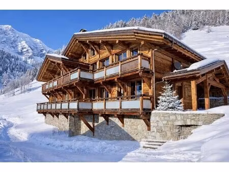 chalet de luxe ski-in / ski-out au cœur du domaine skiable mont-blanc