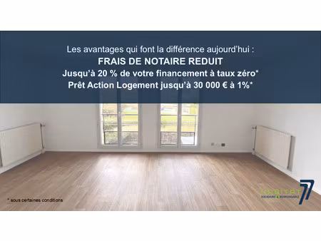 appartement 2 pièces lumineux + emplacement de stationnement sécurisé