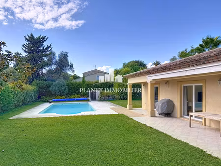 antibes tramontane villa de plain pied 4 chambres piscine