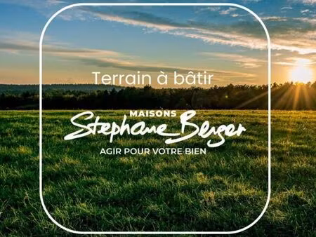 terrain à bâtir de 600 m² à marlenheim (67)