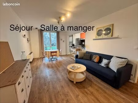3 chambres à louer dans appartement 85 m2 - meublé - angers quartier justices