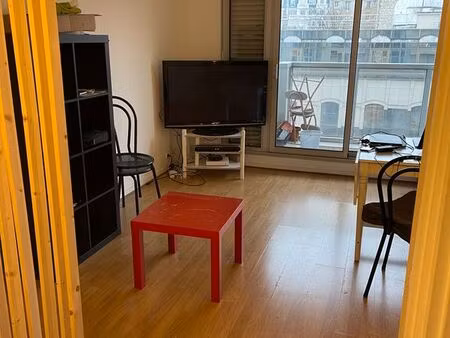 studio meublé 27 m² - balcon - paris 15