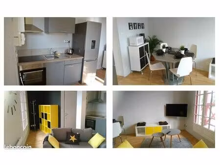 t3 meublé - centre bourg de langon