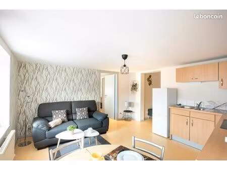 t2 cosy meublé 39m² tout équipé – calme & lumineux – parking gratuit – disponible immédiat