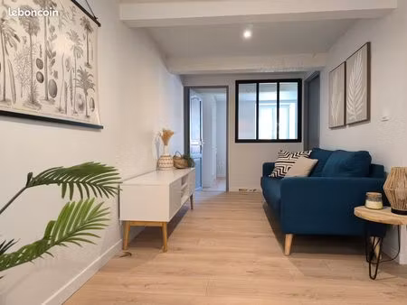 t2 51 m² meublée rez de chaussé